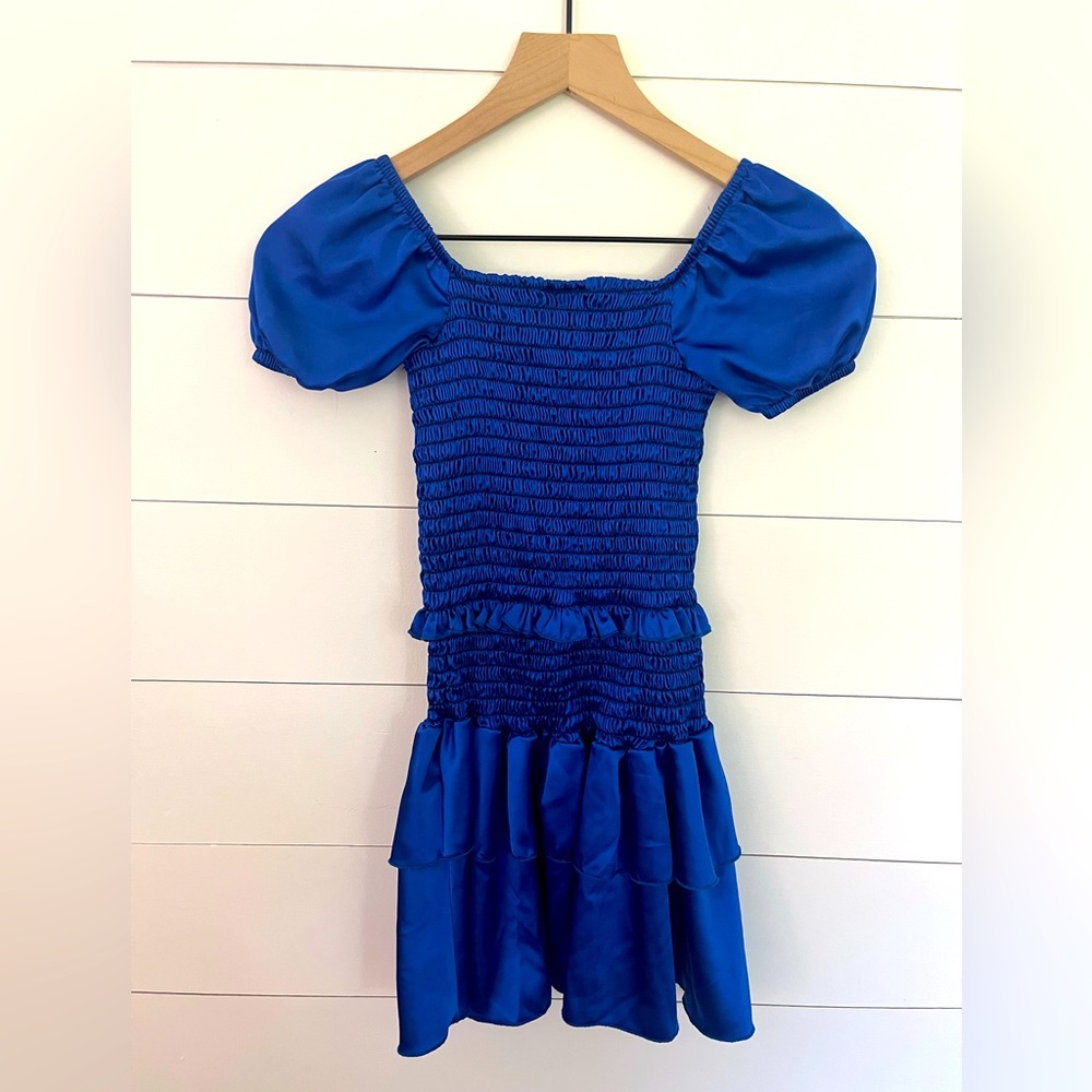 Boutique Girls Dress x-Large Cheryl Creations Kids Electric Blue